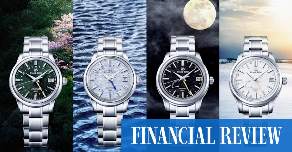 New Grand Seiko watch range has dial designs that celebrate Japan - Vimarsana News