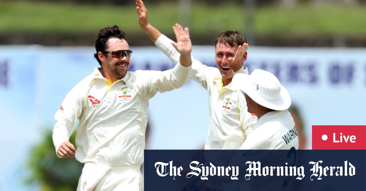 First Test LIVE updates: Head takes two wickets in an over as Sri Lanka lose 8-71 - Sydney Morning Herald