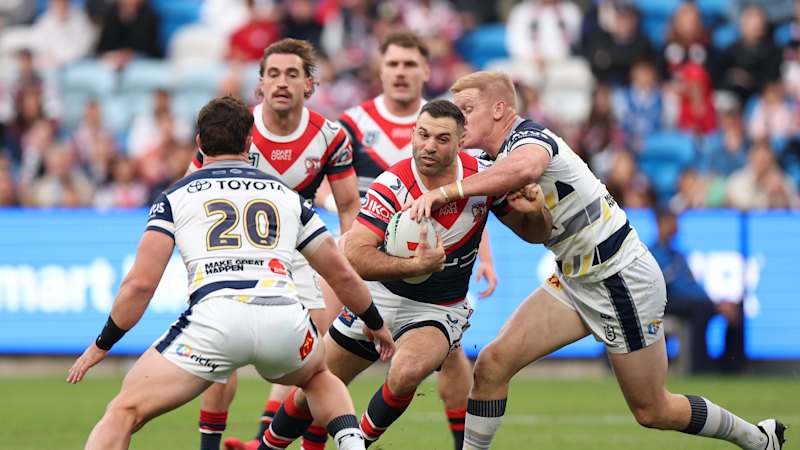 NRL 2025 LIVE: Roosters run rampant as Tedesco try takes Tricolours to 30-point lead