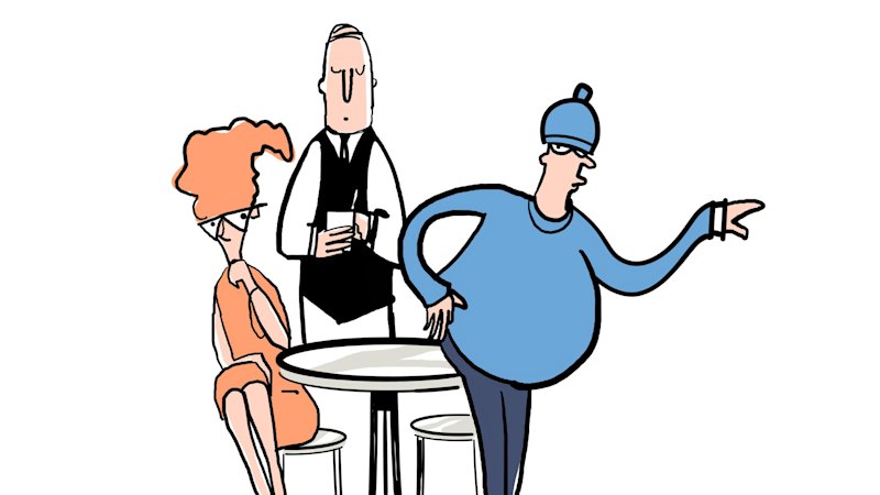 Some blokes drink tea. Why can’t waiters understand that?