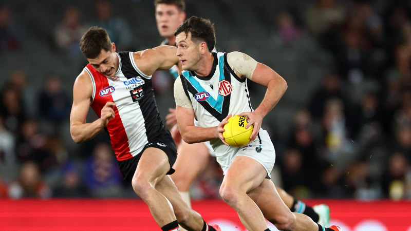 AFL round 16 live updates: Power and Saints locked in early arm wrestle at Marvel