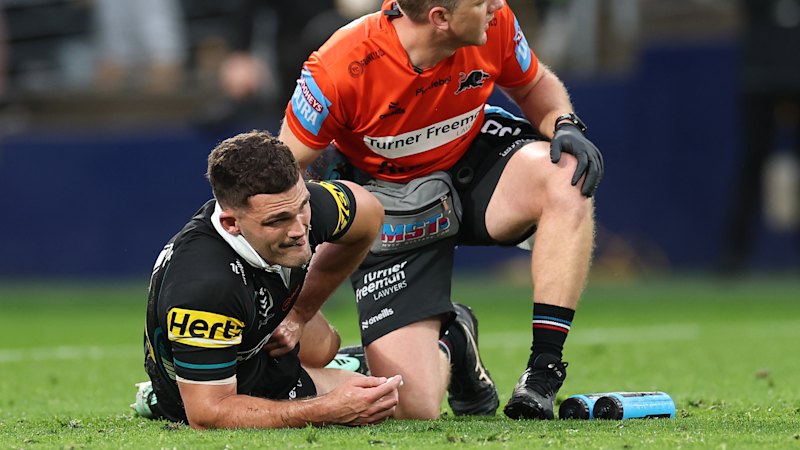 Experts discuss Nathan Cleary’s recovery timeline after compound leg fracture