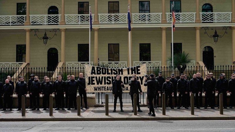 Police allowed Nazi rally outside NSW parliament