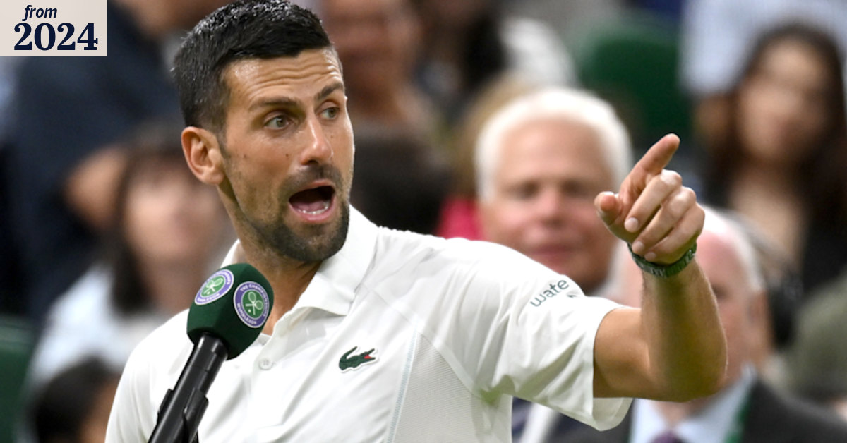 Wimbledon 2024: Novak Djokovic in ‘disrespect’ outburst before Alex de ...