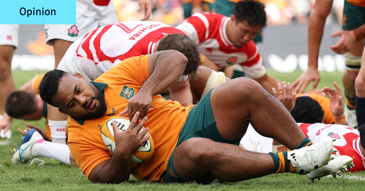 Pigs in muck: Wallabies forwards have a field day against Japan