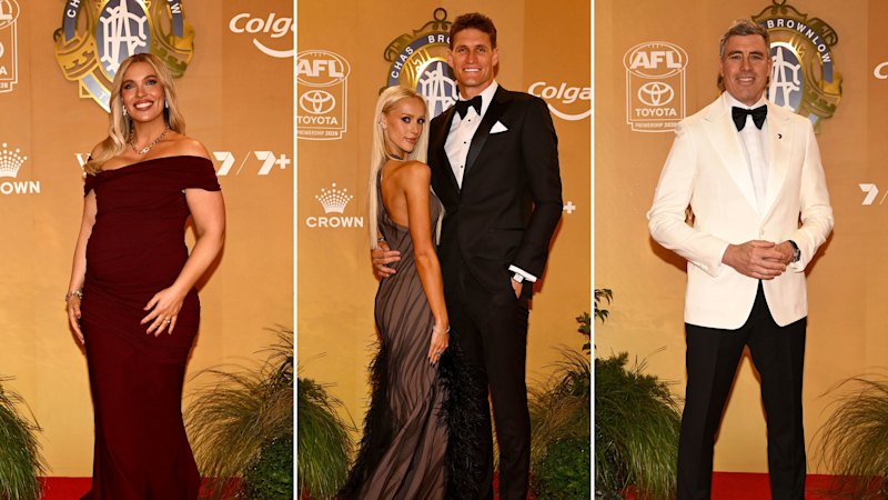 Brownlow 2026 red-carpet coverage highlights players’ fashion looks