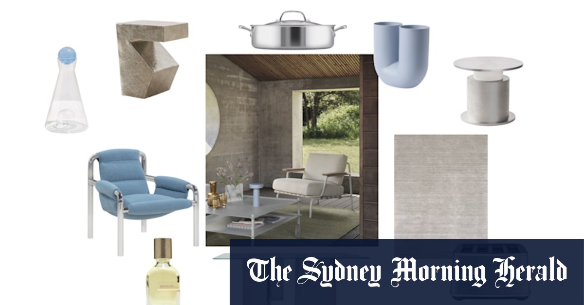 Give your home an instant futuristic feel by mixing these materials