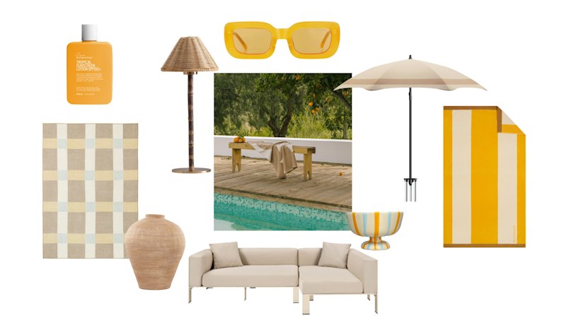 Give your staycation resort vibes with accessories in this colour palette