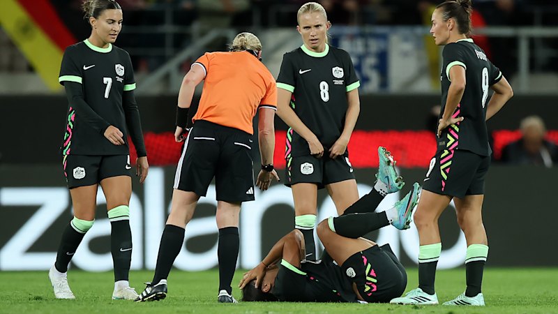 Kerr injured as Matildas slump to costly defeat to Germany