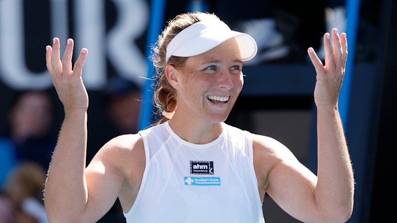 Her opponent was serving for the match. This is how Australia’s last woman standing snatched victory