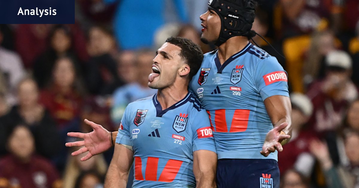 How the Blues and Maroons played in game three