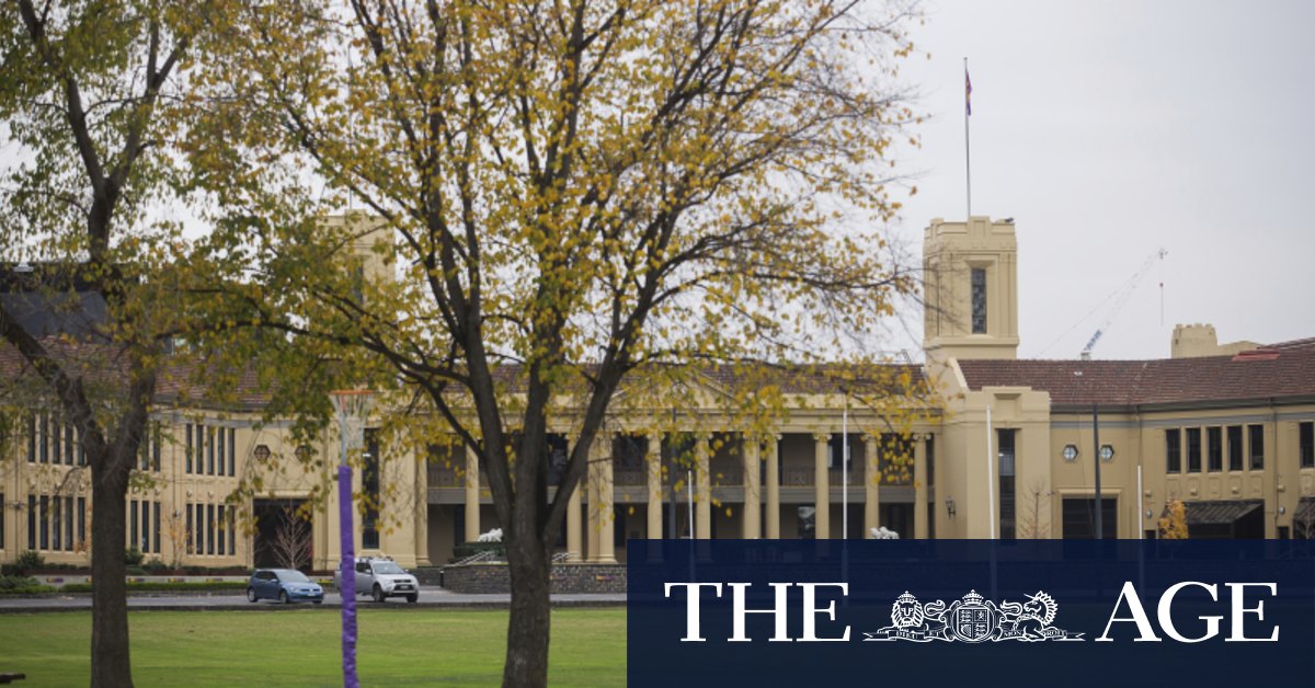 Wesley College Students Alleged Misogynistic Behaviour Beggars Belief James Merlino