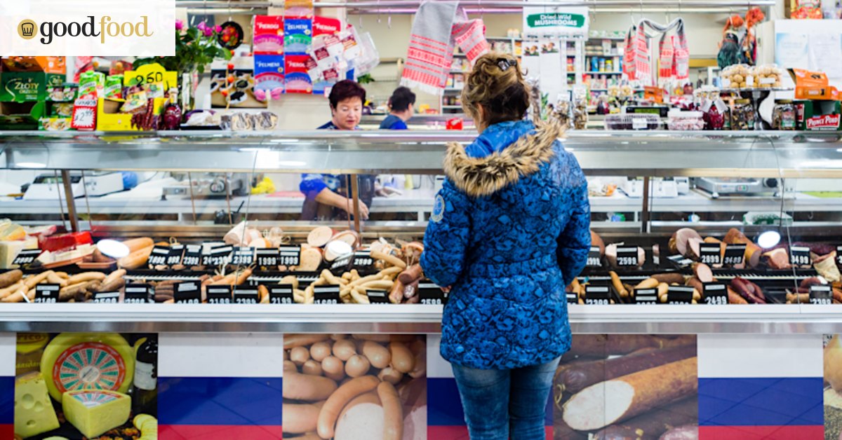 Find Russian cold cuts and Eastern European groceries at an old-school Carnegie deli