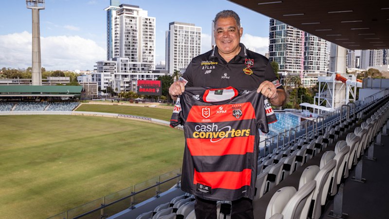 Perth Bears unveil red and black jersey for debut NRL season next year