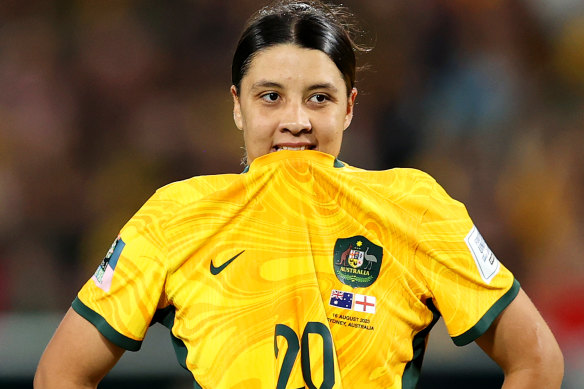 Sam Kerr of Australia.