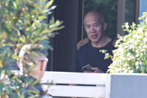 Charlie Teo at his Pagewood home on Wednesday.