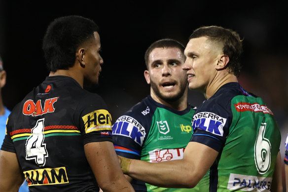 Bash Brothers: Stephen Crichton and Jack Wighton had to be separated the last time they met.