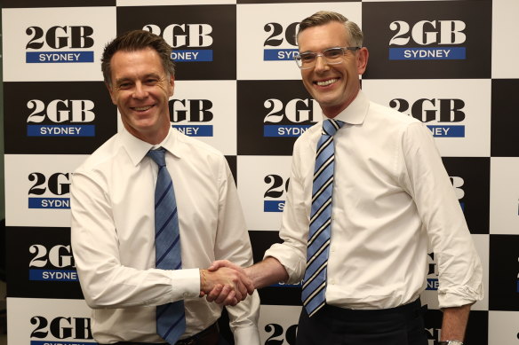 NSW Labor Leader Chris Minns and Premier Dominic Perrottet ahead of their first election debate.