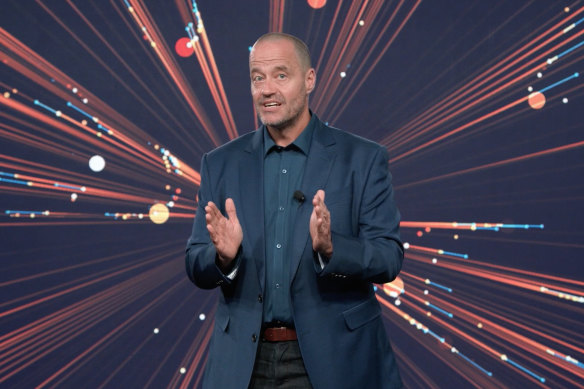 “In my corporate persona, I’m smarter than the funny guys, and funnier than the smart guys.”