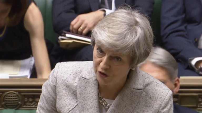 Theresa May's explanation of Britain's post-Brexit future included a dig at EU 'queue-jumpers'.