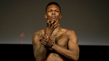 Confidence: Rising UFC star Israel Adesanya.