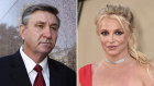 Britney Spears’s father Jamie Spears and the singer.