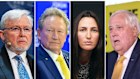 Kevin Rudd, Andrew Forrest, Katherine Keating and Clive Palmer.