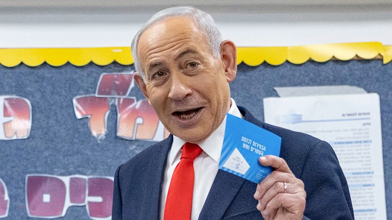 Israelis vote in record numbers in tense election to decide Netanyahu's fate