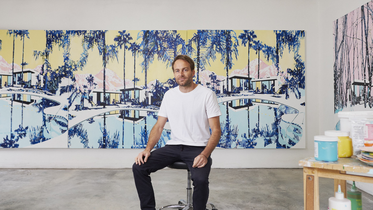 Australian 'failed painter' Paul Davies creates artworks of uncanny