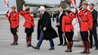 President Donald Trump arrives in Calgary, Alberta, to attend the G7 summit. 