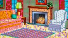 Neapolitan delight, 1993, by the late Australian artist Howard Arkley, fetched $2.5 million on an estimate is $1 million to $1.5 million at Deutscher + Hackett’s May 7 auction in Sydney. 