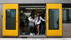 Commuters on a train at Parramatta station endure another day of chaos on Sydney’s rail network.
