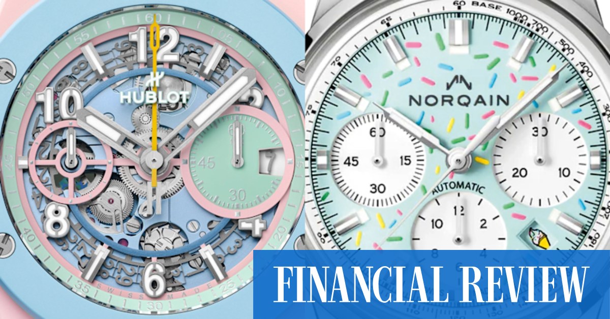 afr.com - Luke Benedictus - Why confectionery is watch brands' new design obsession