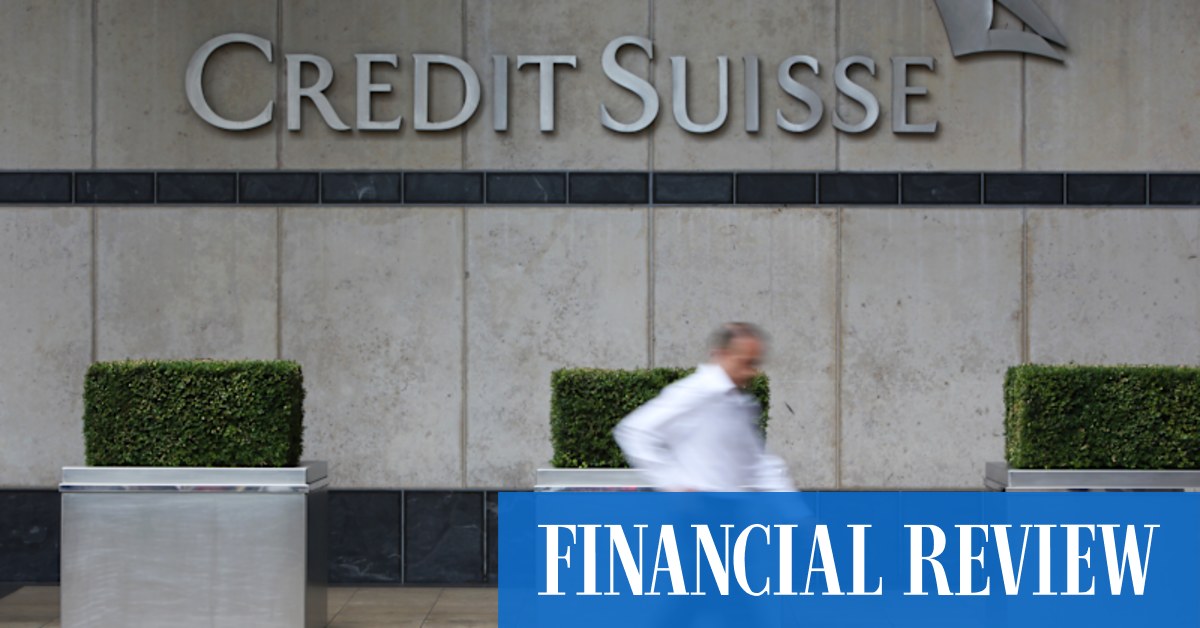 Credit Suisse-UBS takeover: Could the hybrid stunt be repeated in Australia? - Vimarsana News