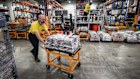 Inside an Armaguard coin processing facility. The use of notes and coins has slumped over the last decade.