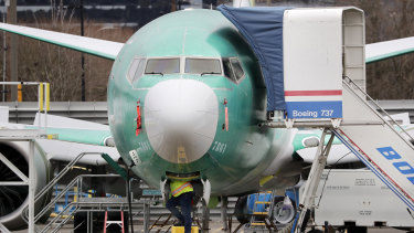 The 737 Max has been grounded since March 2019.