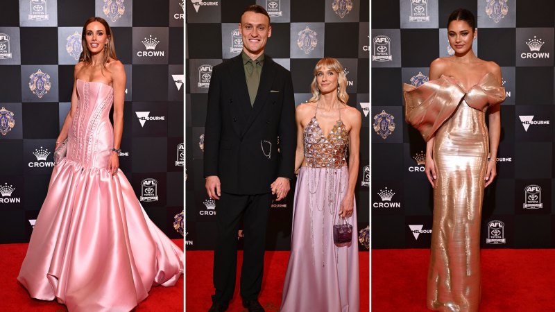 Brownlow 2024 Rebecca Judd makes return to red carpet as bridal looks dominate