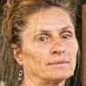 Tracy Dods outside Katoomba Local Court on an earlier hearing date.