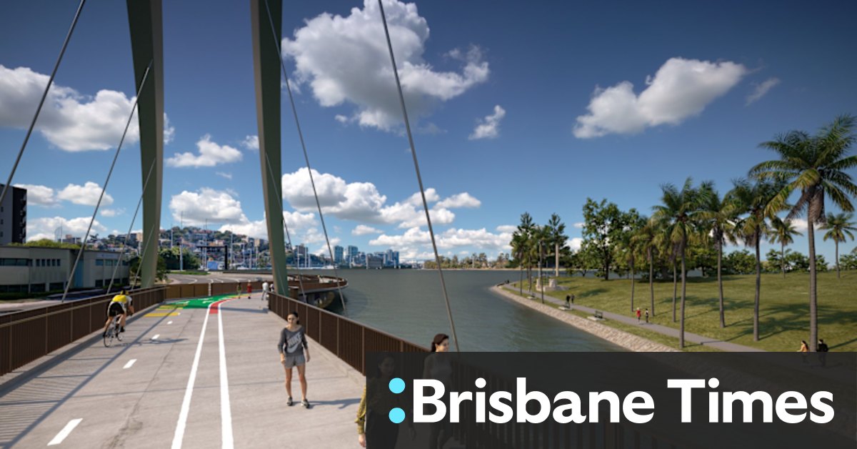 Design for new Breakfast Creek pedestrian and cycle bridge revealed - Vimarsana News