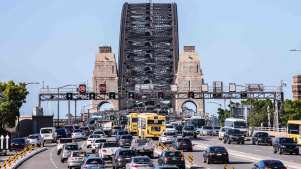 Unlike Sydney’s other toll roads, charges for vehicles using the Sydney Harbour Bridge have not changed since 2009.