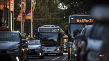 Melbourne’s bus network.