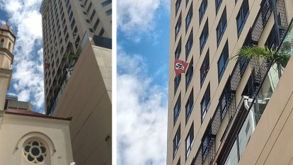 Nazi flag seized after act of ‘pure evil’ over Brisbane Synagogue