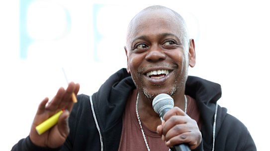 Not always a laughing matter: comedian Dave Chapelle was cancelled for making a point.