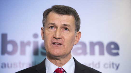 Then-lord mayor Graham Quirk in 2016, when the plan to secure the Olympics was in its infancy.