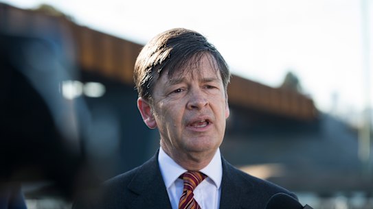 Victorian Child Protection Minister and former Roads Minister Luke Donnellan.