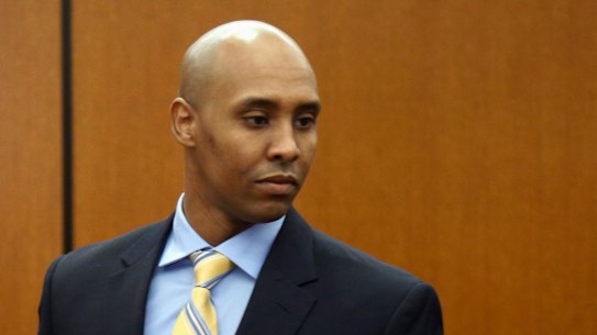 Mohamed Noor arrives at for a hearing in Minneapolis. 