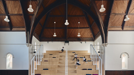 Refurbishments and additions to the converted Wesleyan Church on the grounds of Albert Park Primary School.