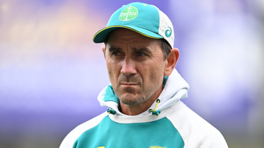 Former Australian coach Justin Langer.