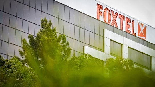 Foxtel’s headquarters in Sydney. The company is being sold by News Corp.