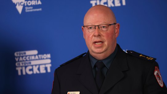 Ambulance Victoria CEO, Tony Walker, has referred two members to police for alleged sexual assault at work.